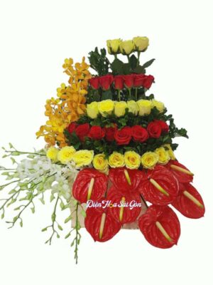 Chúc mừng sinh nhật S66 - Điện hoa Lâm Đồng