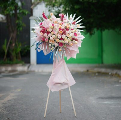 Một số kiểu hoa tại điện hoa Hải Dương