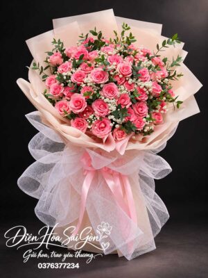 Sắc Hồng Hạnh Phúc A084